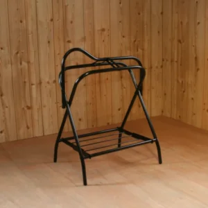 NB-214 Deluxe Portable Saddle and Cleaning Stand Black