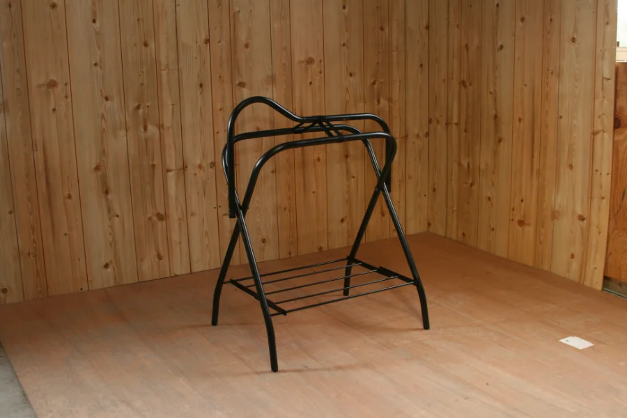 NB-215 Portable Saddle & Cleaning Stand Black