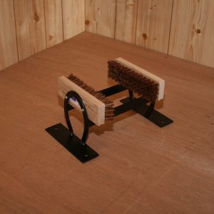 NB-225 Horseshoe Boot Scraper with Brushes